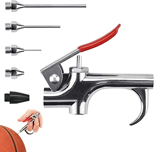 Kit Di Soffiaggio Dell'Ugello Dell'Aria 1 Set Pistola Di Soffiaggio In Metallo Ugello Pistola Ad Aria Compressa Lungo Pistola Per Soffiaggio In Lega Di Zinco Compressore Per Pistola Ad Aria