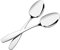Ortodayes 6-Piece Stainless Steel Serving Spoons, Large Buffet Parties Serving Spoons Set