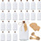 AZKEEGREY 40 Pack Mini Glass Bottles with Cork, 50ml Glass Bottles for Wedding Favours, Shot Glasses Bottle with Cork Stoppers Label Tags and String for Crafts Decoration Wedding Party