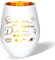 Belillpipi Geschenke für Frauen, Windlicht aus Glas Dankeschön Geschenke für Freunde, Teelichthalter mit Gravur Personalisierte Geschenk für Freundin Kollegen Weihnachten Geburtstag