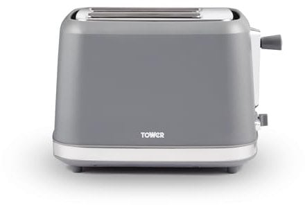Tower Odyssey 2 Slice Toaster, Chrome, T20070G Grey