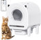 Self Cleaning Cat Litter Tray, 68 L Extra Large Automatic Cat Litter Tray for Multiple Cats, with Safety Protection, APP Control, Odor Removal Smart Robot Litter Box, 2 Roll Trash Bags