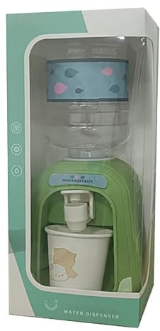 Dispensador de agua micelar, contenedor removedor de maquillaje, dispensador de agua, mini dispensador de agua de simulación, juguetes de cocina, juguetes de escena familiar, BJN798 (verde, talla