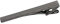 ETERNA Krawattennadel mit Clip Ziersteifen schwarz mattiert silber
