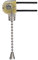 sourcing map Fan Light Switch with Chrome Pull Chain (Pack of 1 set)