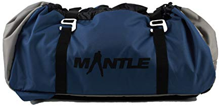 Mantle Seiltasche Seilsack Rope Bag grau/blau zum Klettern für Kletterseile bis 80 m