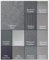 PACK OF 20 SLATS - Grey Custom Made Vertical Blind Replacement SLATS/LOUVRES 89mm (3.5 inch) Wide FREE HANGER, WEIGHT AND CHAIN.