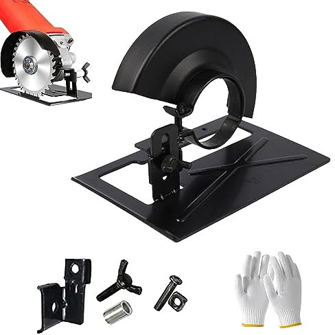 Special Cutting Bracket Protective Cover for Angle Grinder, Angle Grinder Shield Cover for 100-125mm Angle Mill (1Pcs)