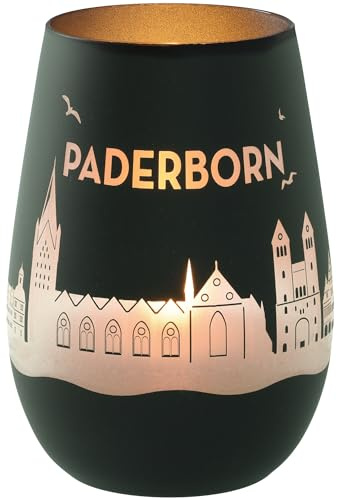 Goodtimes Windlicht Paderborn Skyline (Schwarz & Silber)