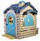 FEBER - Casual Cottage House, Kinder-Berg-Haus mit elektrischem Klingel, Spieltisch und beweglichen Bänken Farbenbeständig, leicht zu montieren, geeignet ab 2 Jahren, Famosa (FEH24000)