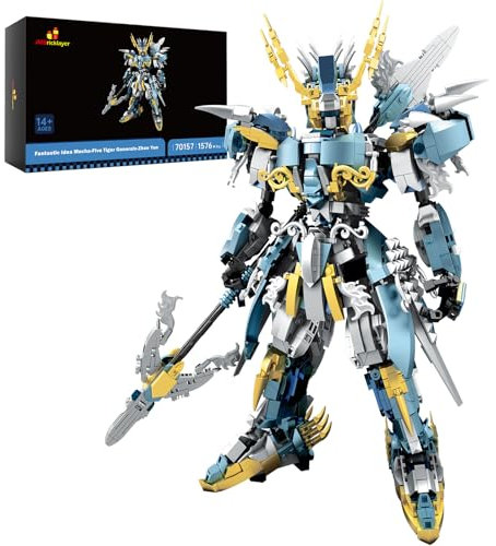 JMBricklayer Mecha-Roboter-Bausätze, Coole Hero-Mech-Modellbausätze für Erwachsene, Display-Dekor mit beweglichen Gelenken, Actionfiguren, Geschenke für Jungen, Männer, Kinder ab 8, 9, 10, 11 Jahren