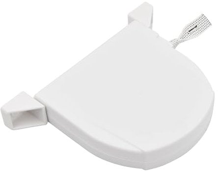 Enrouleur de Courroie de Volet Roulant Blanc 5m, Courroie de Volet Roulant avec Système de Charnière Inclus pour Sangle de Volet Roulant de 14 mm