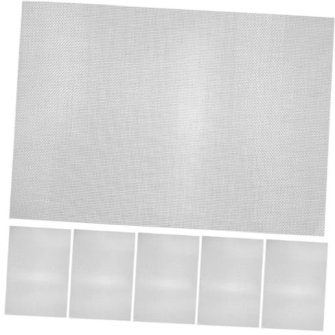 Housoutil 6pcs Stainless Steel Wire Mesh Screen Mesh DIY Project Window Screen Fencing