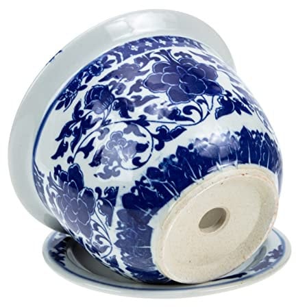 Yardwe Macetas De Cerámica para Plantas Macetas Decorativas para Exhibición De Flores Interiores Grande para Suculentas De Cerámica para Plantas De Interior