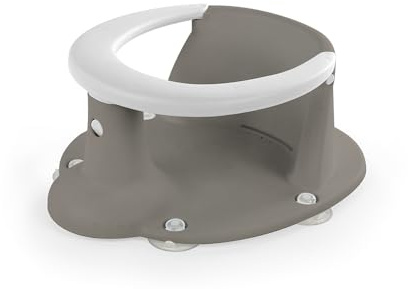 Dolu Baby Bath Seat ? Safe & Comfortable ? Stone Grey ? Ideal for Newborns & Infants ? Easy-to-Use & Non-Slip
