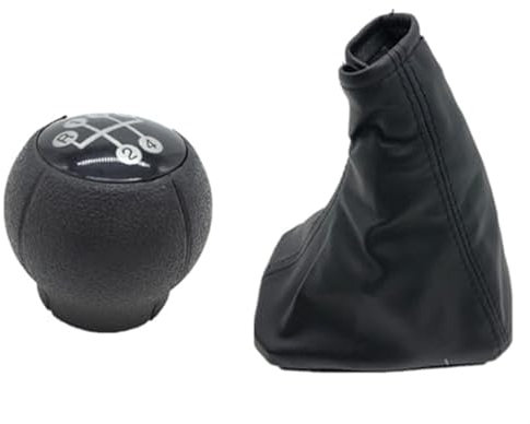 para Opel para Corsa C (01-06) para TIGRA B (04-12) para Combo C (01-11) Palanca Cambio Marchas Palanca Maletero Freno Mano estacionamiento Pomo Palanca Cambios(2pcs Gear Knob Cover)