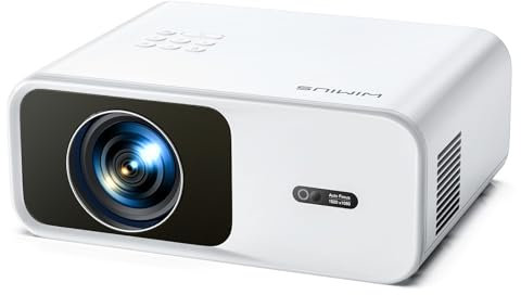 WiMiUS Native 1080p Full Hd Projector Wifi 6 Bluetooth 5.2 Auto Focus Auto Keystone Portable Home Cinema Projectors Outdoor Movie Phone Projector