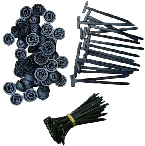 20PCS Nylon Universal Cable Tie Buckle, 2025 New Multifunctional Cable Tie Buckle, Heavy Duty Self-Locking Nylon Zip Ties Holder, Plastic Cable Ties Tool for Car Daily Repair