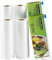 KitchenBoss Vakuumierbeutel Lebensmittel mit Cutter-Box: 4 Rolle 15/20x500cm Vakuumrollen BPA-Frei Vakuumierfolie fuer Folienschweißgerät Sous Vide Beutel