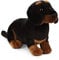 Living Nature Dachshund Soft Toy | Fluffy Dog Animal | Soft Toy Gift for Kids | 28 cm, Black