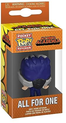 Funko POP! Keychain: MHA - All For One - My Hero Academia - Vinyl-Minifigur Zum Sammeln Neuartiger Schlüsselanhänger - Strumpffüller - Geschenkidee - Offizielle Handelswaren - Anime Fans - Minifigur