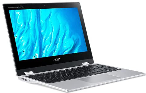 Acer Chromebook Spin 311 CP311-3H-K63V Ordinateur Portable Tactile Convertible 11,6'' HD LCD, PC Portable (Mediatek MT8183, RAM 4 Go, 32 GO eMMC, Mali-G72 MP3, Chrome OS) - Clavier AZERTY, Laptop Gris