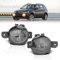 TangMiGe Nebelscheinwerfer Kompatibel mit BMW E70 E81 E83 E84 E87, X1 X3 X5 1er CPE/CONV, für Standard/Aerodynamische Stoßstange, nicht adaptiven Scheinwerfern, 2003-2015, 1 Paar, Schwarz Smoke