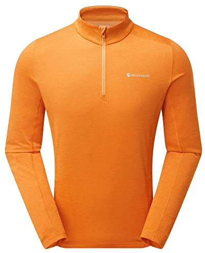 Montane Men's Dart Zip Neck T-Shirt Flame Orange