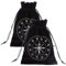 CREATCABIN 2Pcs Sacchetto Immagazzinaggio Tarocchi Velluto Spessa Sacchetti Imballaggio 12 Simbolo Della Costellazione Protettivo Gioco Carte Ricamo per Tarocchi Gioielli Sacchetto Cristallo