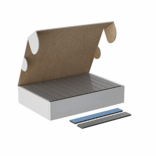 Richeer 100 Riegel Auswuchtgewichte 12×5g Grau Auswuchtgewichte Klebegewichte, 6KG Stahlgewichte für Alufelgen selbstklebend
