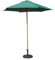 Garden Mile® Large Garden Parasol Umbrella Heavy Duty Sturdy Sun Shade Green Wooden Or Aluminium Frame Crank Handle