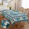 Tischdecke Rechteckig Tischdecke Outdoor Draußen Boho Style Fleckschutz Pflegeleicht Abwaschbar Wetterfest für Garten Küche, Esstisch, Parteien 140 * 180cm
