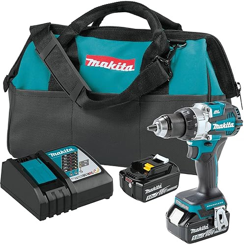 Makita XFD16T 18V LXT® Lithium-Ion Brushless Cordless 1/2 Driver-Drill Kit (5.0Ah)