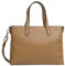TOM TAILOR Poppy Damen Shopper Umhängetasche Reißverschluss Mittelgroß Braun