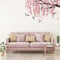 Wandtattoo Aquarell Kirschblüte Vögel Rosa Baum Ast Groß Wandaufkleber Blüten Wandsticker Wohnzimmer Schlafzimmer Sofa Hintergrund Wanddeko