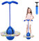 Hengrongshen Pogo Ball mit Griffen, Pogo Stick Hüpfball für Kinder, Hüpfstange mit Luftpumpe, Pogo Ball zum Training des Gleichgewichts, Jump Spiel Geschenk für Kinder ab 6 Jahre (Blau)