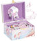 ProCase Kinder Musik Box Schmuckkästchen mit Spieluhr Einhorn, Schmuckschatulle mit Melodie für Mädchen