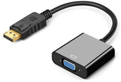 NOLOWY 1 pz/2 pz Alta Chiaro DisplayPort a VGA Cavo Adattatore 1080P Connettori Placcati Oro per Laptop e Desktop Monitor