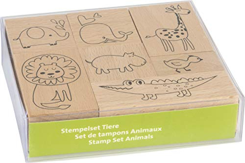 HEYDA Stempelset Tiere 7er