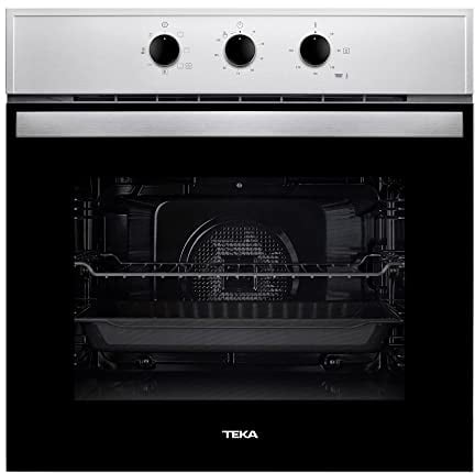 Teka HBB 605 - Horno Multifunción de 60 cm, Sistema de Limpieza HydroCleanECO, 6 Funciones de Cocinado, Sistema de 1 Guía Plus-Extension, Color Acero Inoxidable