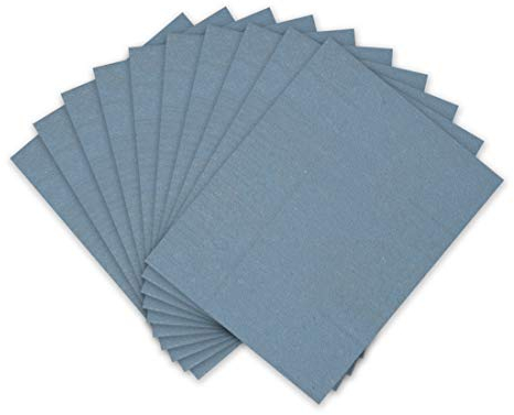 sourcing map 10Pcs Sec Humide Imperméable Papier Verre Assortment Abrasif Papier Feuilles pour Bois Meubles Métal Automobile Polissage 8000 Grains