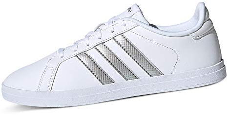 adidas Damen Courtpoint X Shoes Tennisschuhe, Cloud White/Silver Metallic/Granite