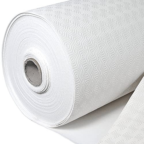 Tischpolster Weiss Molton · Eckig · Breite & Länge wählbar· Premium Tischunterlage Tischschoner Tischschutz, Größe:100 x 190 cm