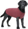 Hjumarayan Hundepullover Grosse Hunde - Hundeshirt Dünn Hunde Pullover Sonnenschutz Tshirt Elastisch Hundepulli Gestreifte Shirt Pullis für Mittelgroße Labrador (Rot XL)