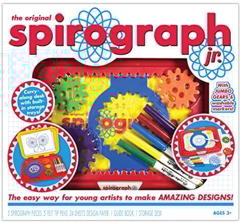 Spirograph Junior - Dessins créatifs - Cadeaux de Noël - À partir de 3 ans