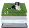 Choicons Dog Grass Pad with Tray Arificial Grass Patch for Dogs Potty Tray Fake Grass for Dogs to Pee On Turf with Tray for Litter Box Puppy Potty Training Collect Pet Pee Outdoor and Indoor Use