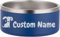 Gamelle pour Chien personnalisé en INOX avec Fond antidérapant - Bol Durable pour Chats et Chiens, gamelle INOX pour Chiot et Chaton(Bleu)