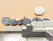 Fototapete 3D Effekt Kieselsteine ​​Kreativ Vliestapeten Tapete Schlafzimmer Wohnzimmer Fototapete 3D Tapete 150Cm(W)*105Cm(H)