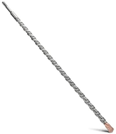 MOXPIFY 16 x 500 mm SDS Plus Broca con doble hélice, para hormigón, piedra, piedra natural
