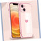 DOITOOL Funda Protectora del teléfono miniteléfono Estuche Celular anticaida Carcasa Protectora del teléfono Carcasa de teléfono de galvanoplastia cáscara del teléfono móvil Rosa